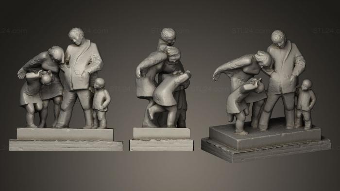Памятники (Статуя группы Корсо, PM_0224) 3D модель для ЧПУ станка